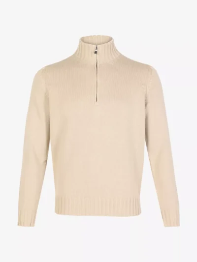 Filippo de Laurentiis Filippo de Laurentiis Pullover Halfzip - Beige