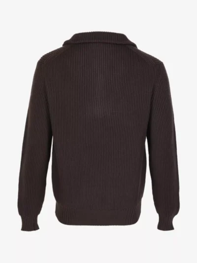 Filippo de Laurentiis Filippo de Laurentiis Pullover Halfzip - Donkerbruin