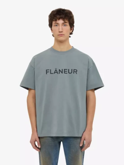 Flâneur Flâneur T-shirt - Middelgrijs