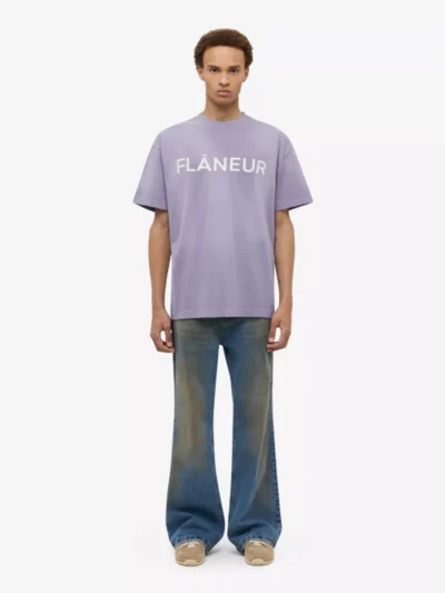 Flâneur Flâneur T-shirt - Middelpaars