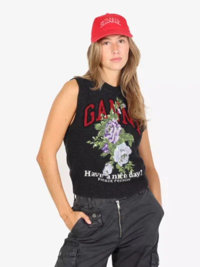 Ganni Ganni Spencerxs - Grijs