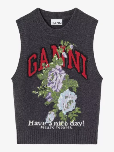 Ganni Ganni Spencerxs - Grijs