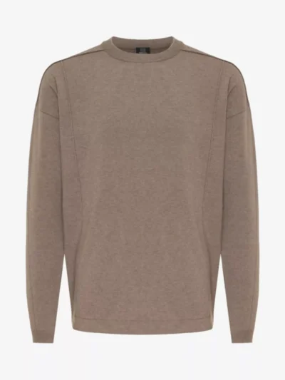 Genti Genti Trui ronde hals - Taupe