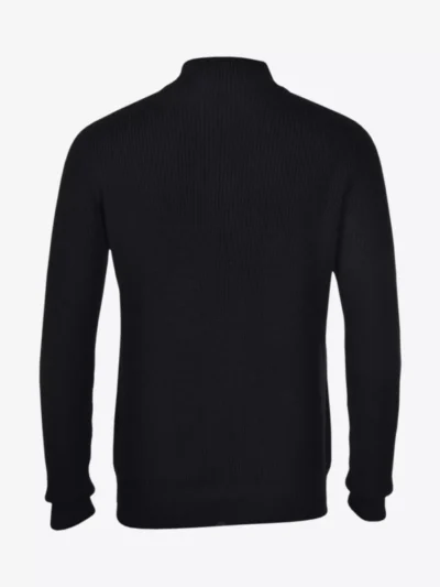 Gran Sasso Gran Sasso Trui halfzip - Zwart