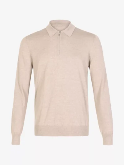 Gran Sasso Gran Sasso Polo zip - Beige