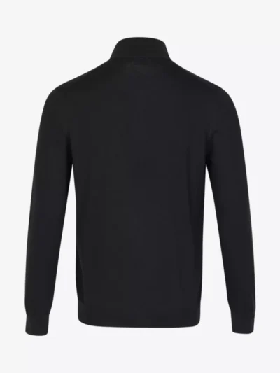 Gran Sasso Gran Sasso Trui halfzip - Zwart