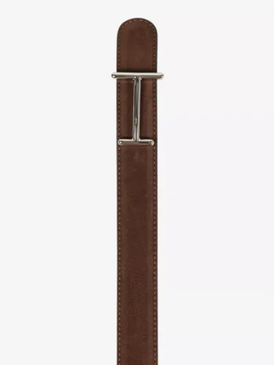 Leather Company Leather Company Riem - Donkerbruin
