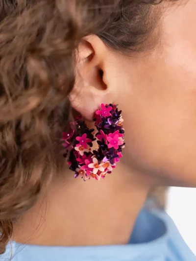 LOTT. LOTT. Oorbellen - Fuchsia