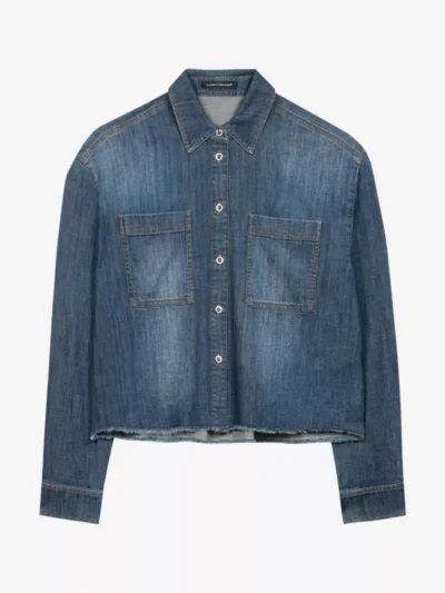 Luisa Cerano Luisa Cerano Denim-Hemdbluse - **00