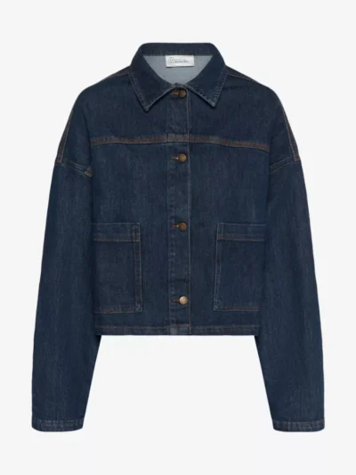 My Essential Wardrobe My Essential Wardrobe Jas - Denimblauw