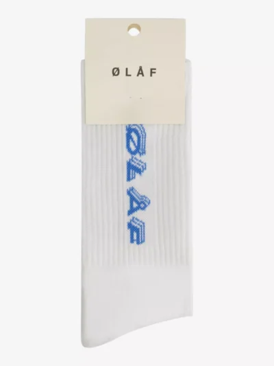 Olaf Olaf Triple Italic Socks - Wit