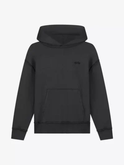 Olaf Olaf Signature Boxy Hoodie - Donkergrijs