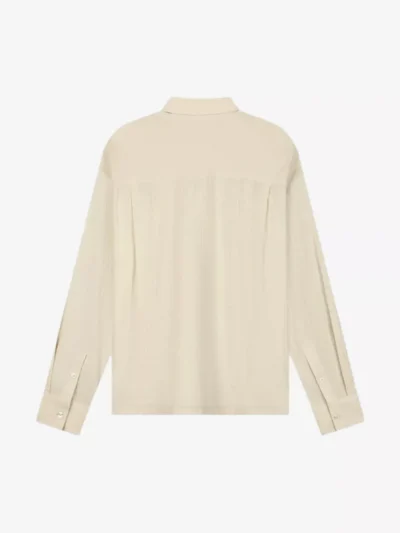 Olaf Olaf Textured Boxy Shirt - Ecru