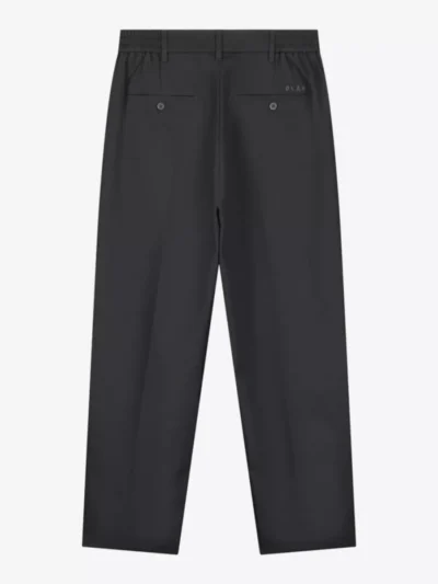 Olaf Olaf Regular Twill Pleated Chino's - Zwart