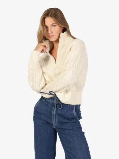 Ralph Lauren Ralph Lauren Zip trui - Ecru