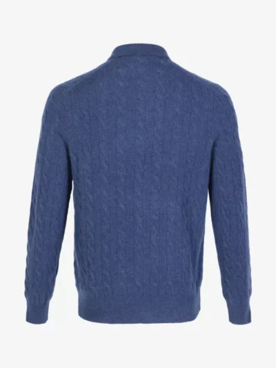 Ralph Lauren Ralph Lauren Kabeltrui polo - Middelblauw