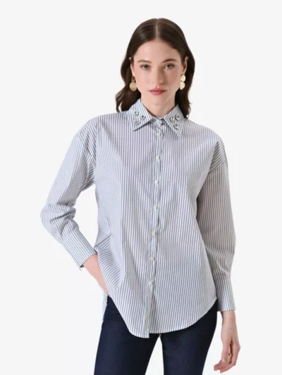 Rinascimento Rinascimento Blouse - Donkergrijs