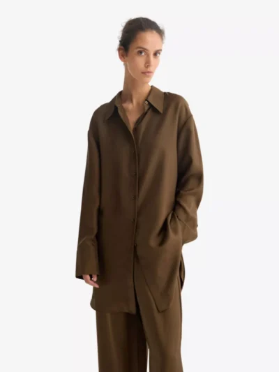 Róhe Róhe Blouse - Khaki