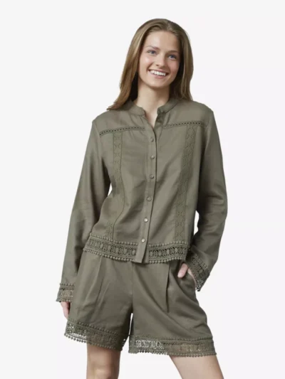 Sisters Point Sisters Point Blouse - Khaki