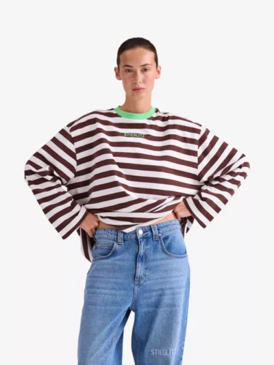 Stieglitz Stieglitz longsleeve - Bruin