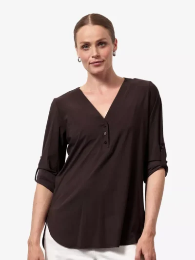 Studio Anneloes Studio Anneloes Blouse - Donkerbruin