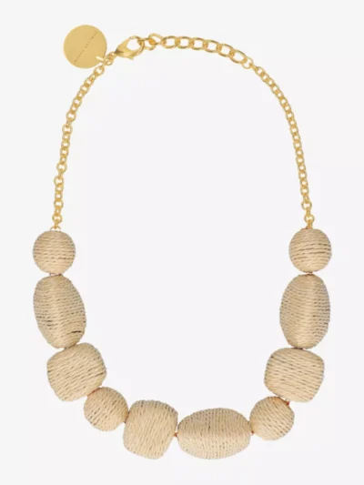 Vanessa Baroni Vanessa Baroni ketting Raffia - Zand