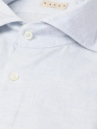 Xacus Xacus Flannel Shirt - Lichtblauw