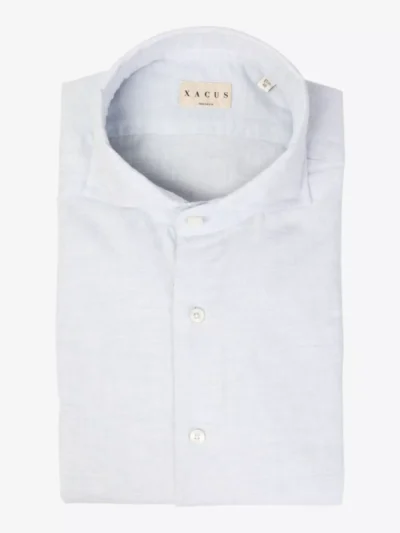 Xacus Xacus Flannel Shirt - Lichtblauw