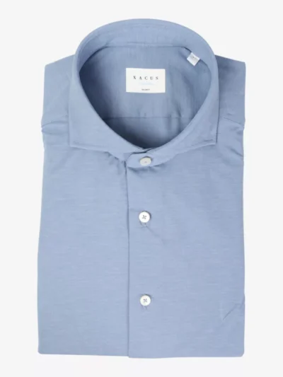 Xacus Xacus Active Dress Shirt - Denimblauw
