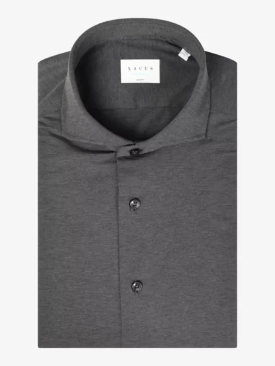 Xacus Xacus Active Dress Shirt - Donkergrijs