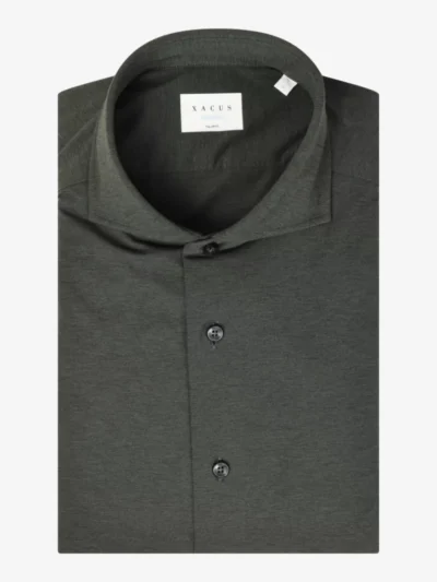Xacus Xacus Active Dress Shirt - Donkergroen