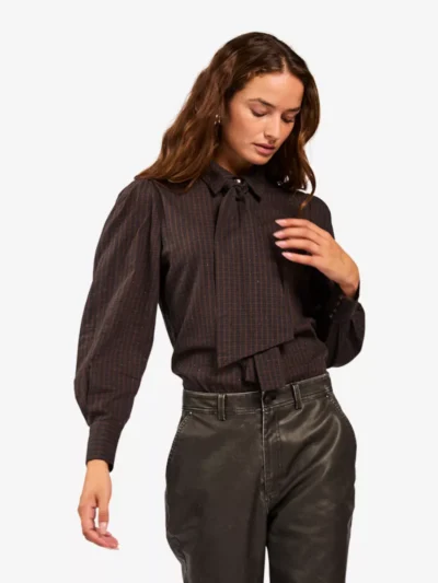 Aaiko Aaiko Blouse - Donkerbruin