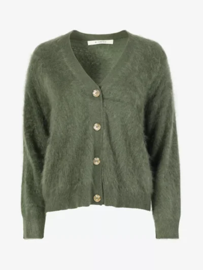 Absolut cashmere Absolut cashmere Vest - Donkergroen