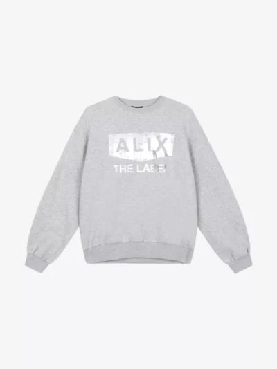 Alix The Label Alix The Label Sweater - Lichtgrijs