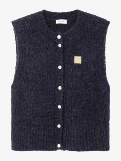 American Vintage American Vintage Vest - Donkerblauw