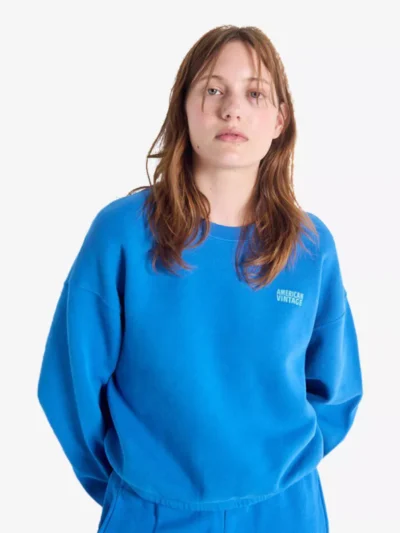 American Vintage American Vintage Sweater - Aquablauw
