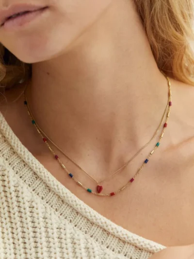 Anna + Nina Anna + Nina Ketting - Goud
