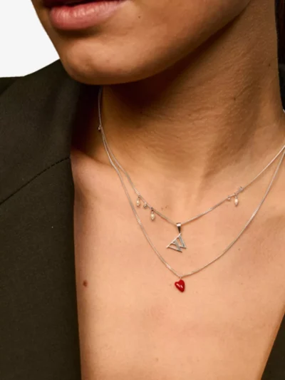 Anna + Nina Anna + Nina Ketting - Zilver