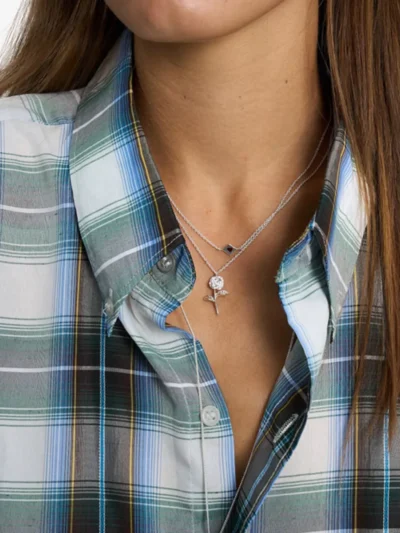 Anna + Nina Anna + Nina Ketting - Zilver
