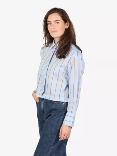 co'couture co'couture Blouse - Lichtblauw