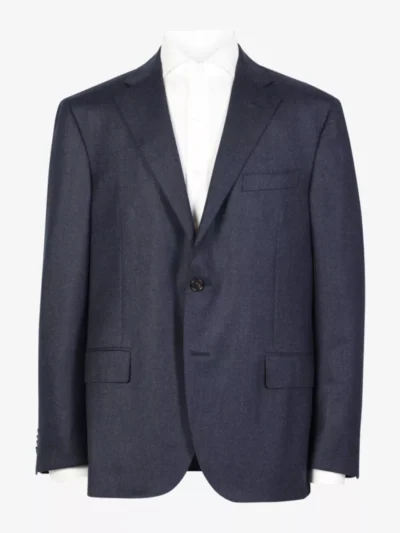Corneliani Corneliani Kostuum flannel - Donkerblauw