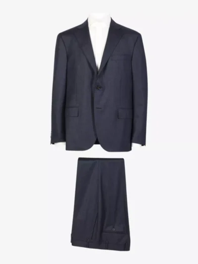 Corneliani Corneliani Kostuum flannel - Donkerblauw