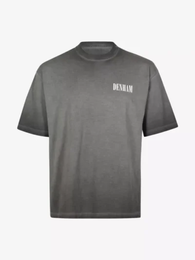 Denham Denham DENHAM FLARE TEE WHJ - Zwart