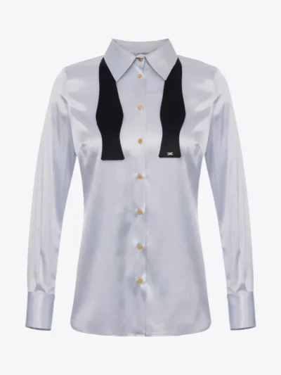 Elisabetta Franchi Elisabetta Franchi Blouse - Lichtblauw