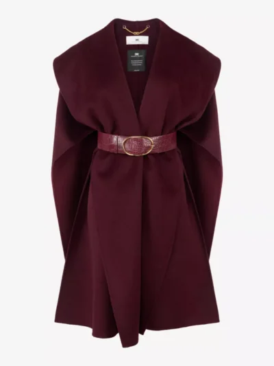 Elisabetta Franchi Elisabetta Franchi Mantel - Bordeaux