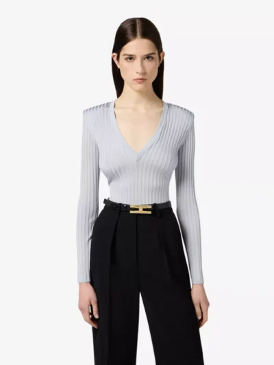 Elisabetta Franchi Elisabetta Franchi Trui - Lichtblauw