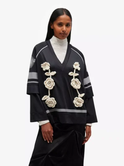 Ganni Ganni T-shirt - Zwart