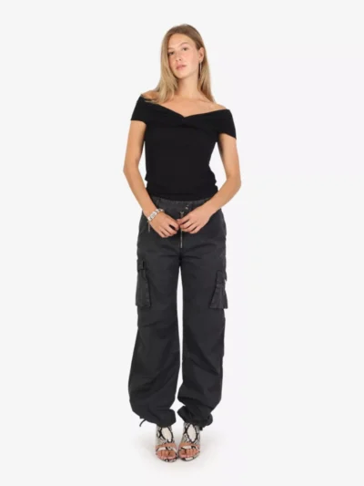 Ganni Ganni Broek - Donkergrijs