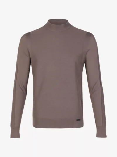 Genti Genti Trui turtle neck - Taupe
