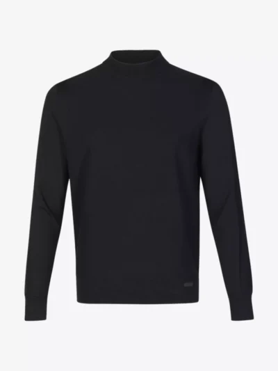 Genti Genti Trui turtle neck - Zwart